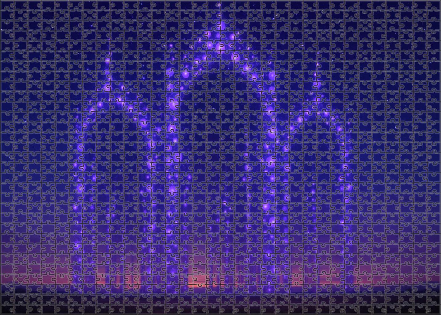 The Cathedral Of Drifting Lights 1000 Piece Puzzle