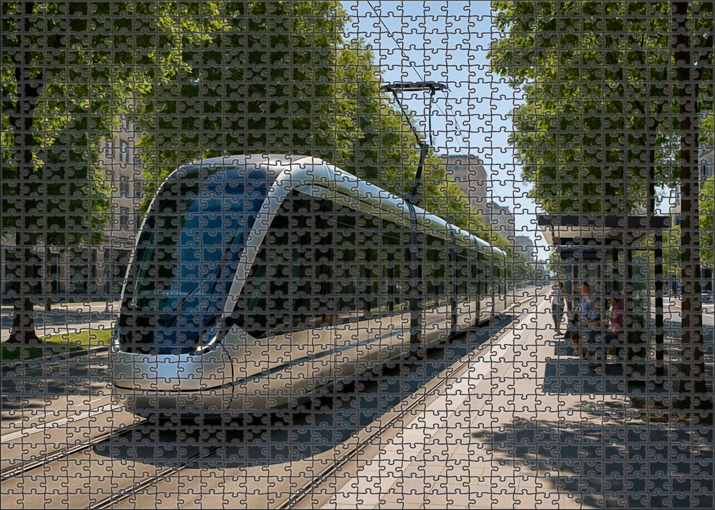 Hydrogen Fuel Cell Tram Puzzle For Adults