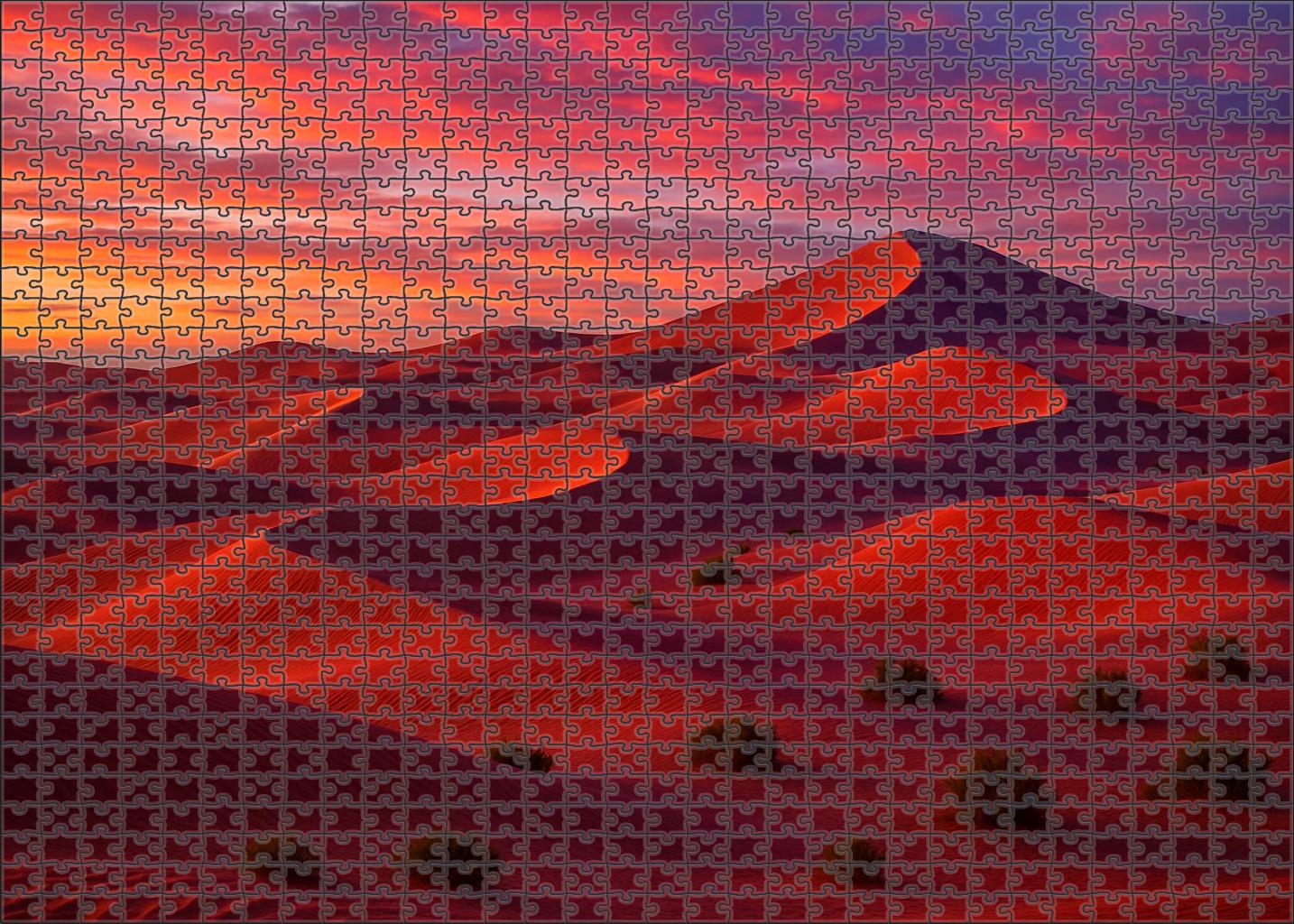 Sunset Sand Dunes 100 Piece Puzzle