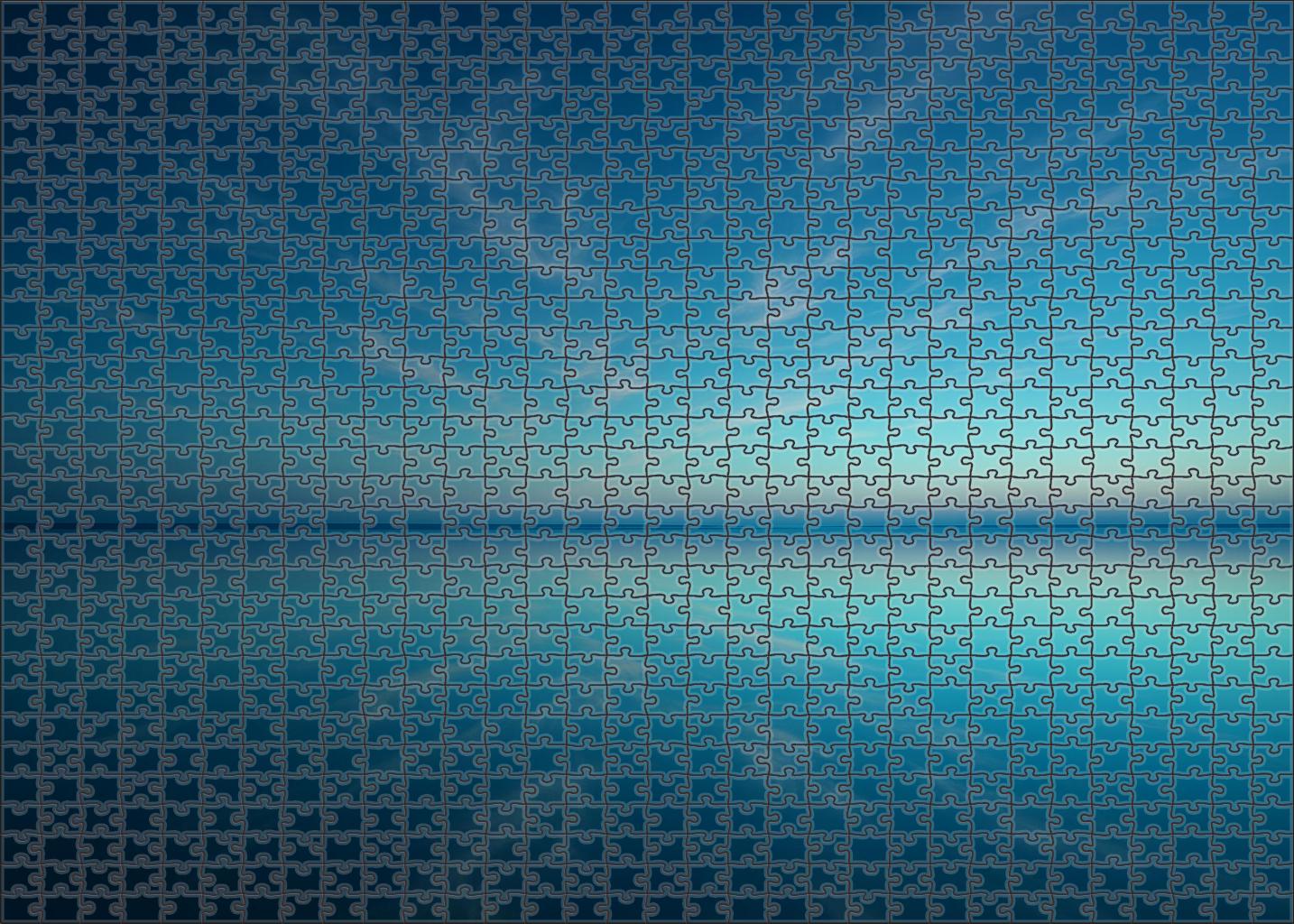 Celestial Blue Fade Puzzle Collection