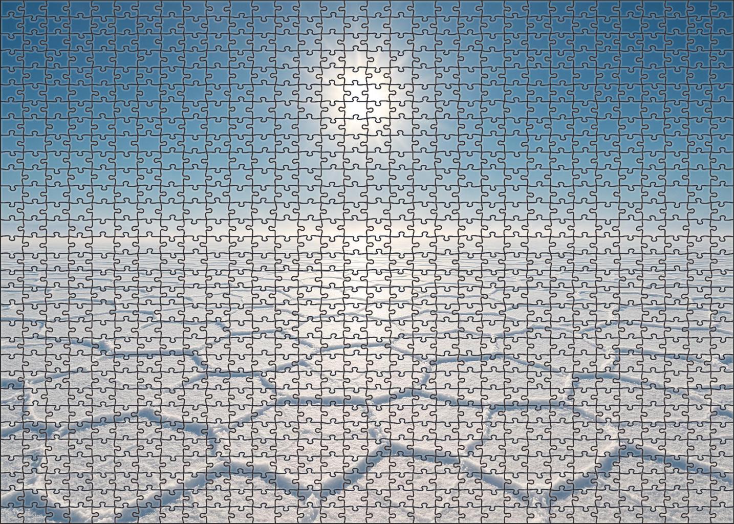 The Glass Flats Salt Pan 200 Piece Puzzle