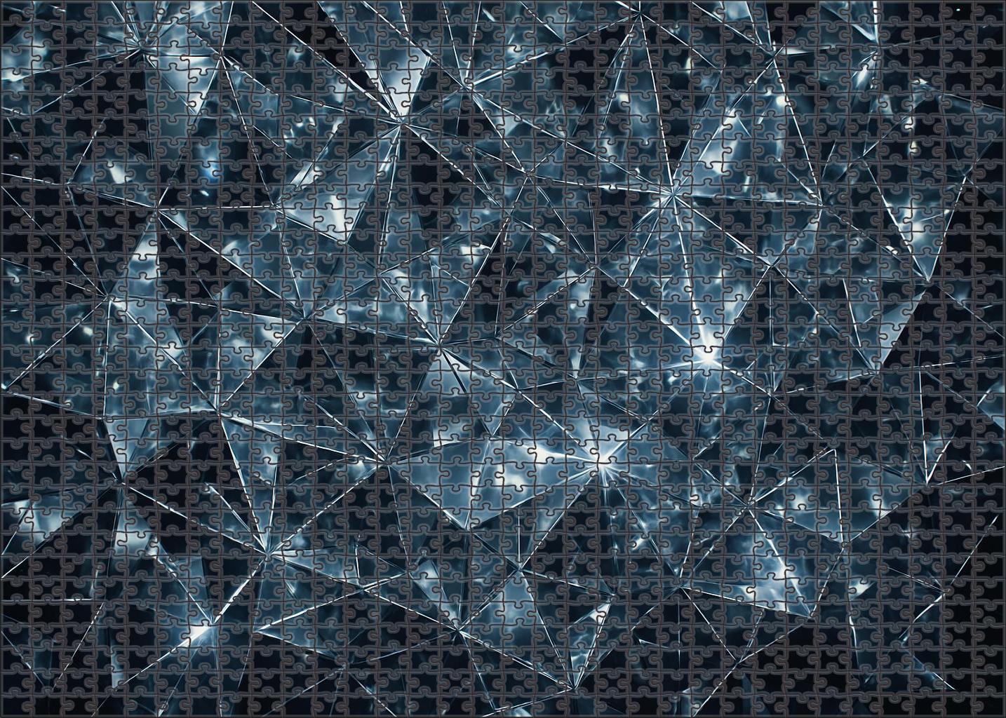 Fragments Of Infinite Reflection Large Format Puzzle