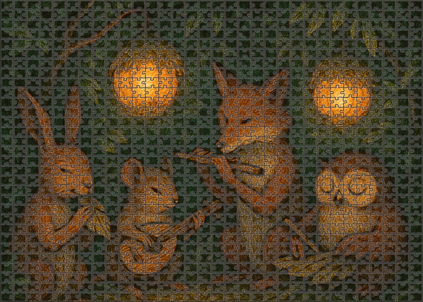 Moss Lantern Forest Orchestra 500 Piece Puzzle