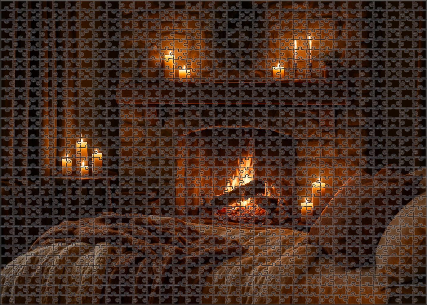 Cozy Hearthside Gathering Puzzle For Adults