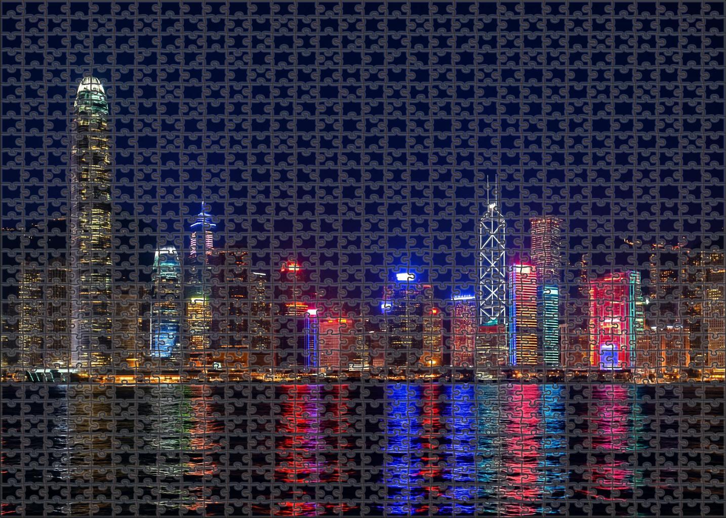 Hong Kong Victoria Harbour Skyline Globally Ranked Among The Top 10 Most Iconic Skylines Easy Puzzles