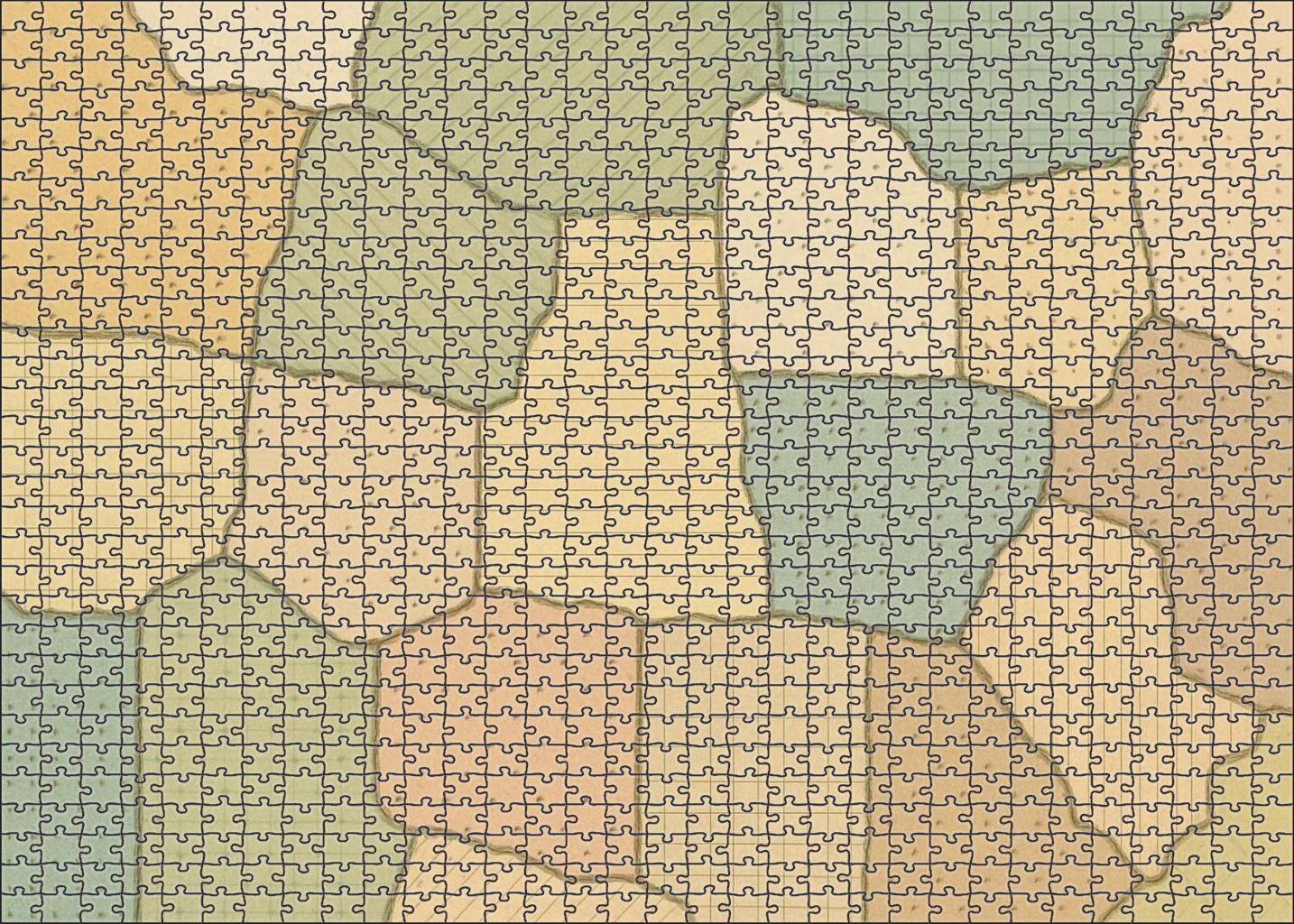 Soil Texture Mosaic With Hatch Overlay Premium Puzzle Pieces