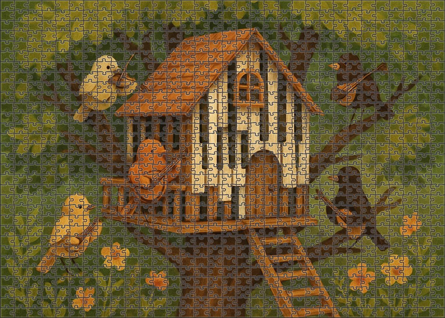 The Musical Treehouse 200 Piece Puzzle