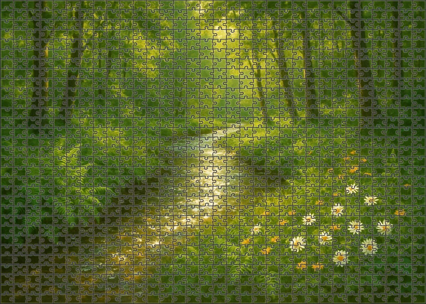 Shimmering Creekwood Glimmer Large Format Puzzle