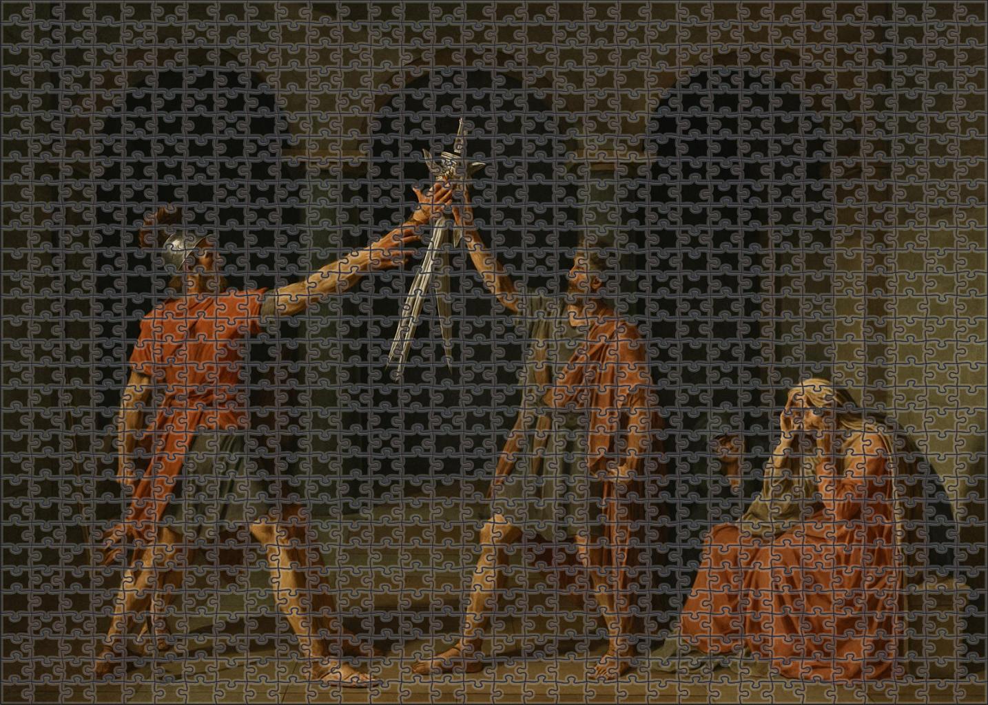 The Oath Of The Horatii Unique Puzzle Design