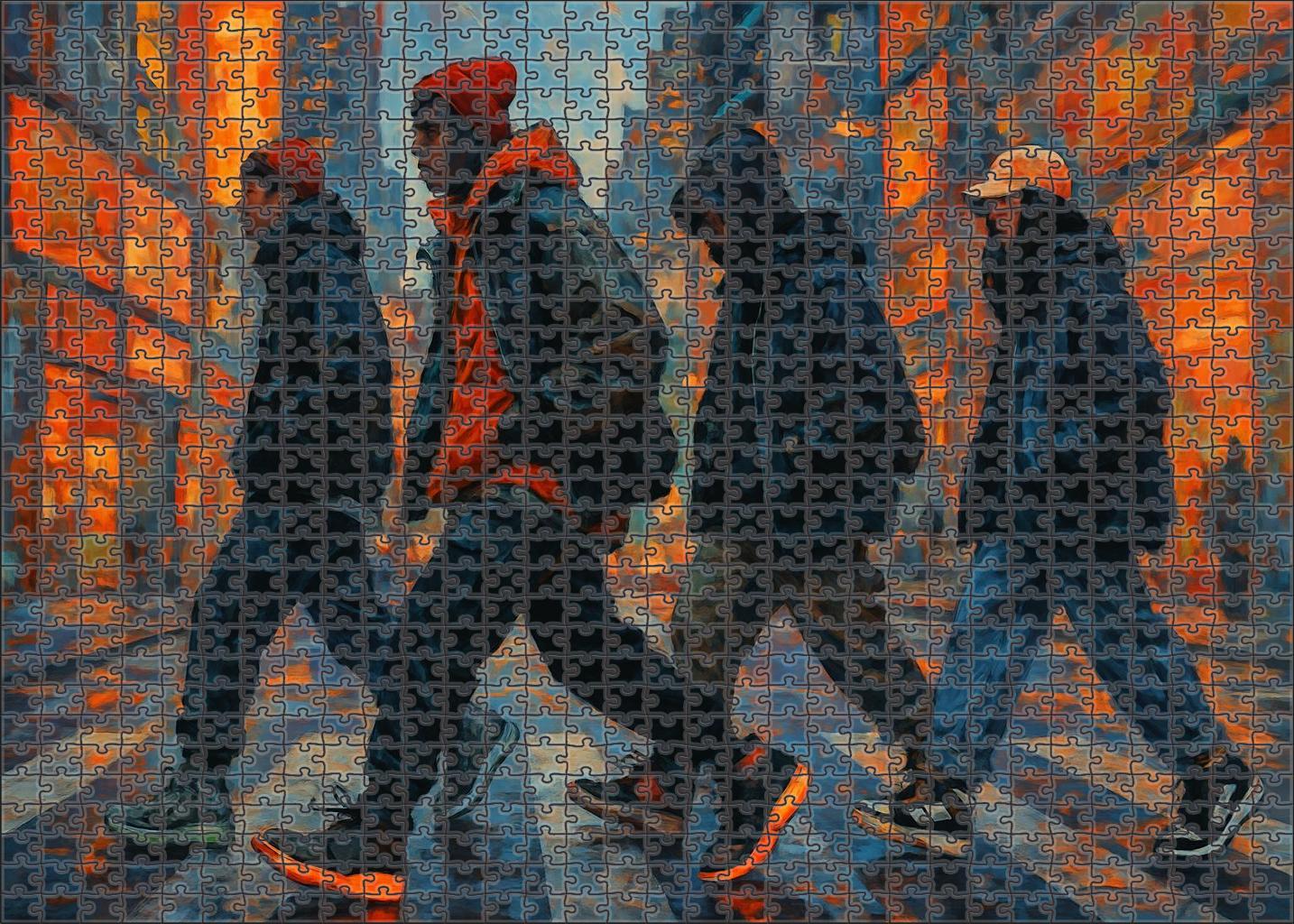 Urban Streetwear Rebel Challenging Puzzles