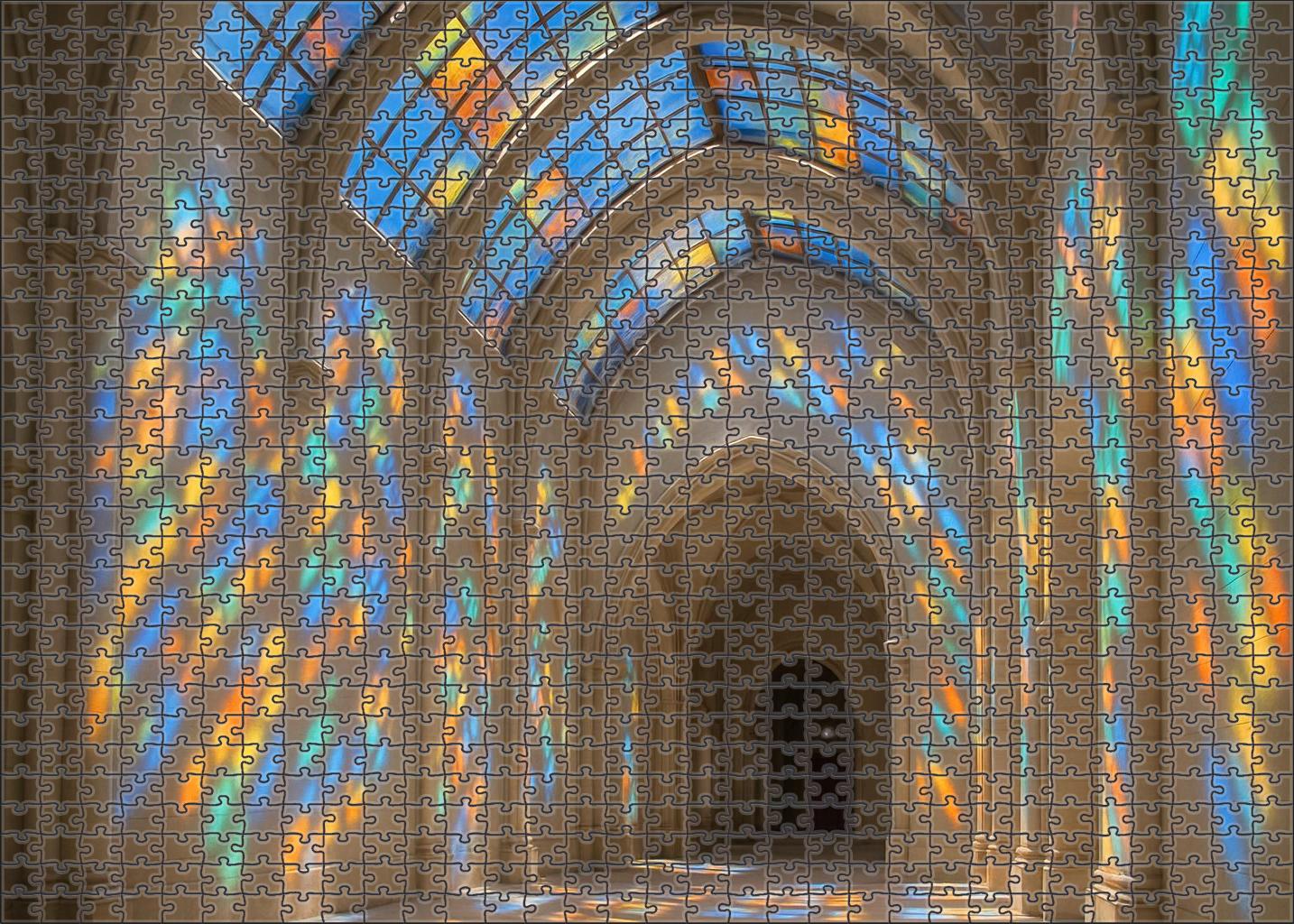 Braslia Cathedral Located In Braslia Brazil Admired By 6410 For Its Futuristic Hyperboloid Design 20 Piece Puzzle