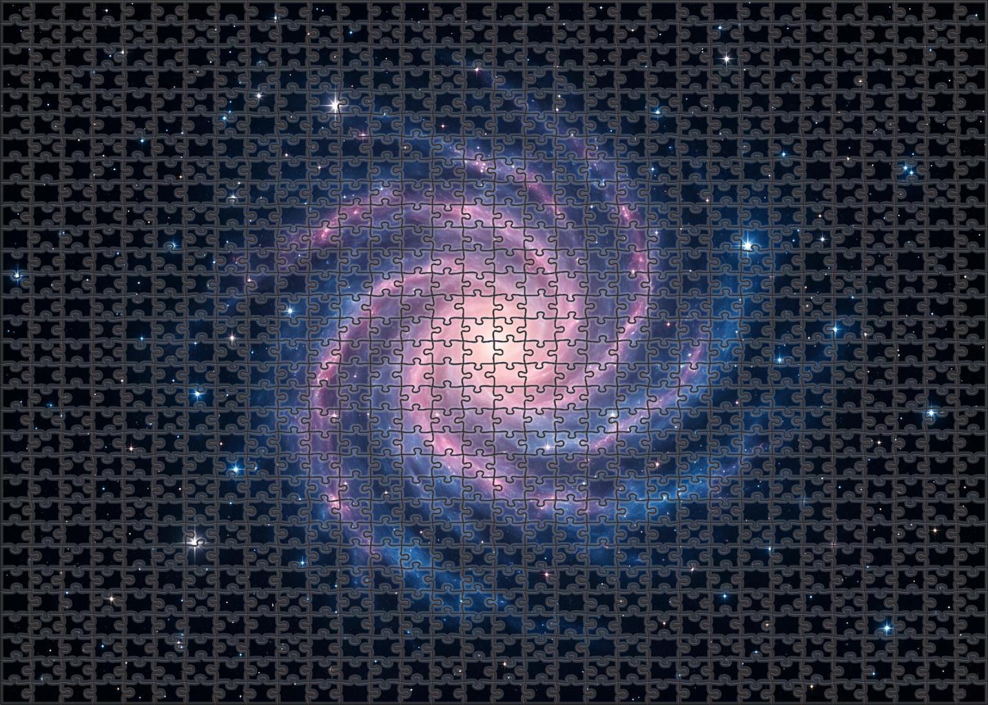 Luminous Spiral Nebula Puzzle Collection