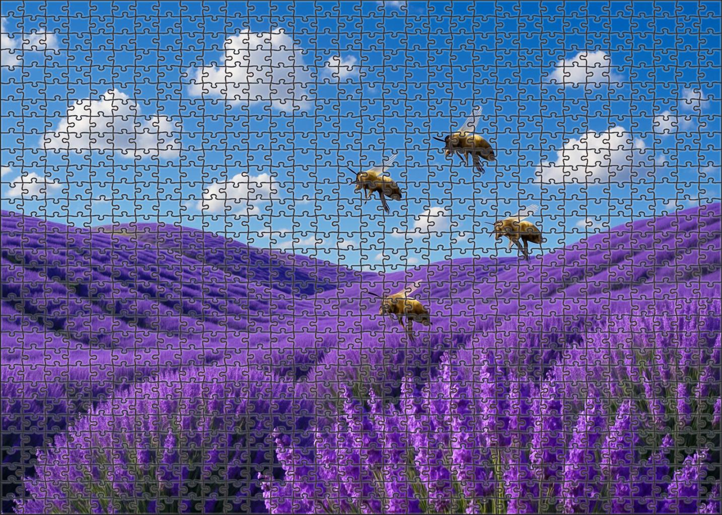 Lavender Hilltop Breeze Easy Puzzles