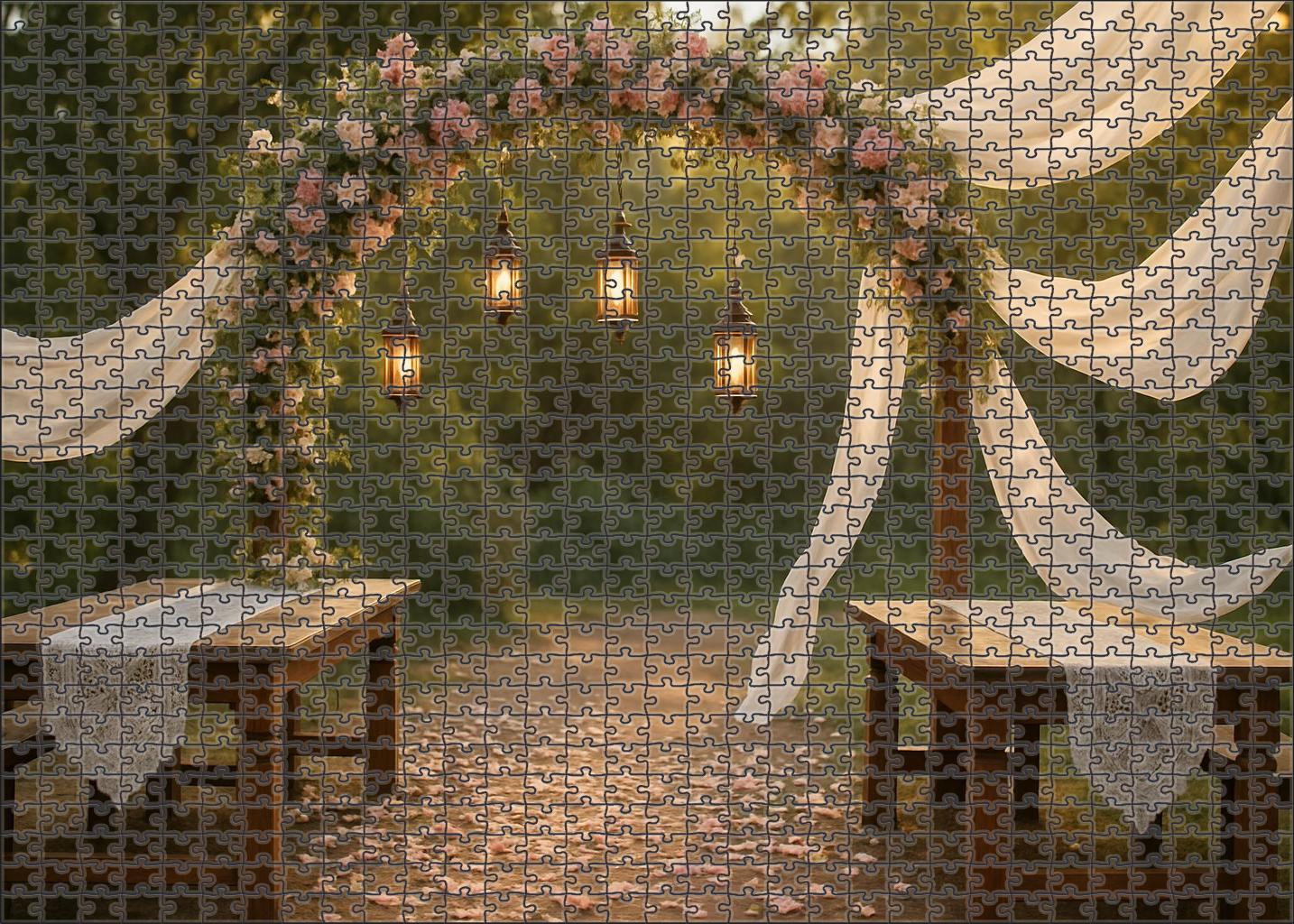 Blossom Archway Celebration Premium Puzzle Pieces