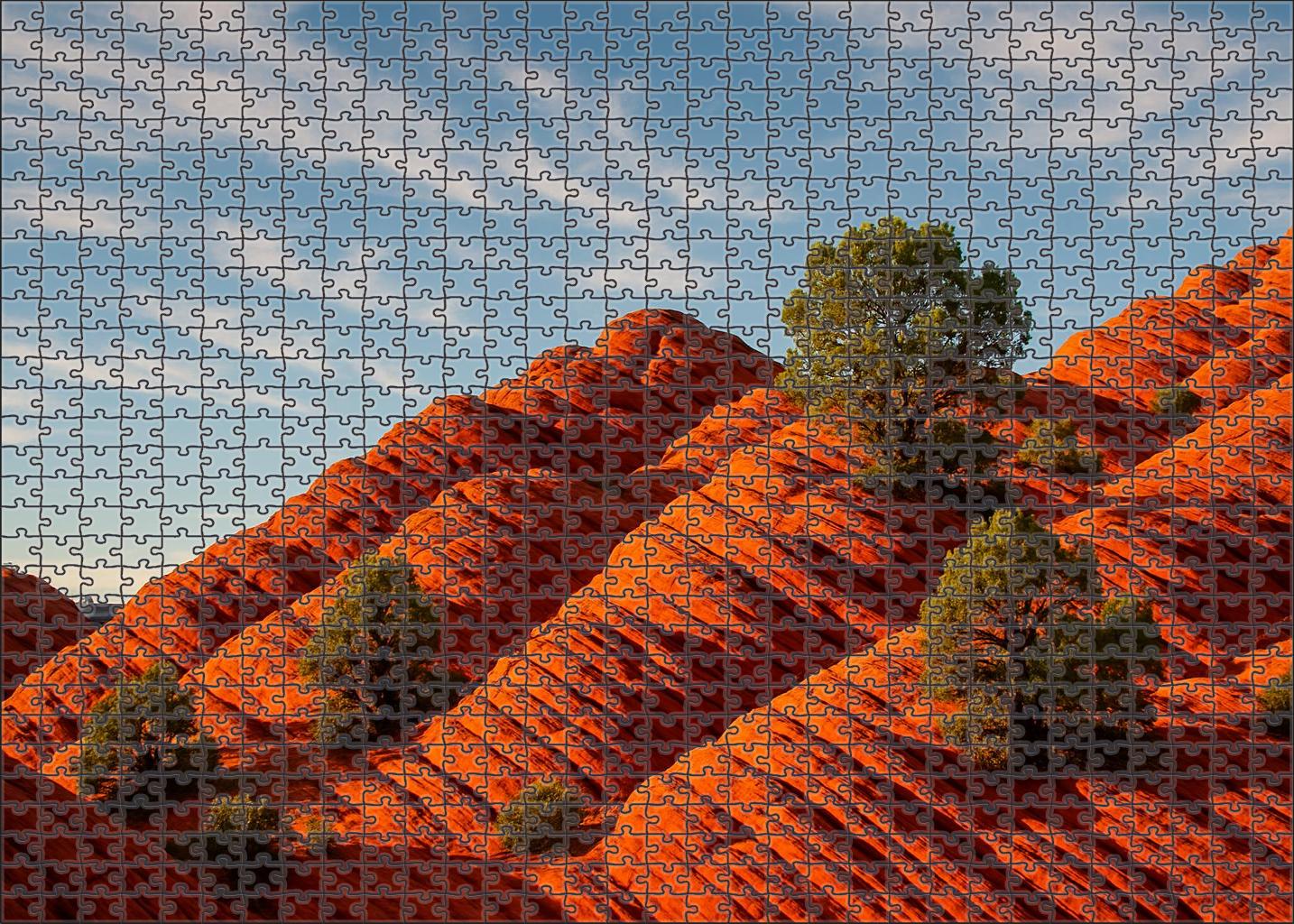 Crimson Mesa Ridge Puzzle For Kids