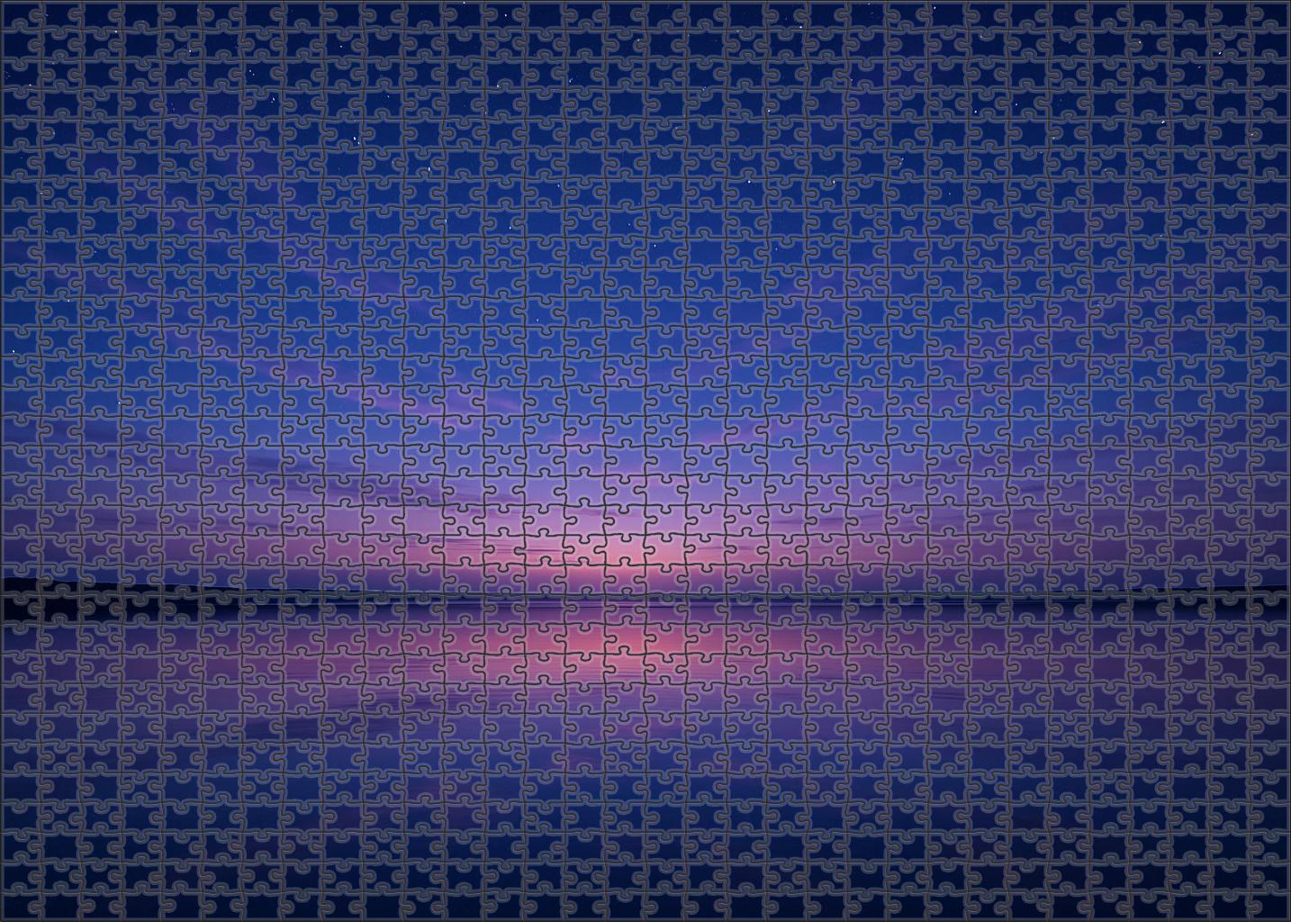 Sapphire Dusk Horizon 50 Piece Puzzle