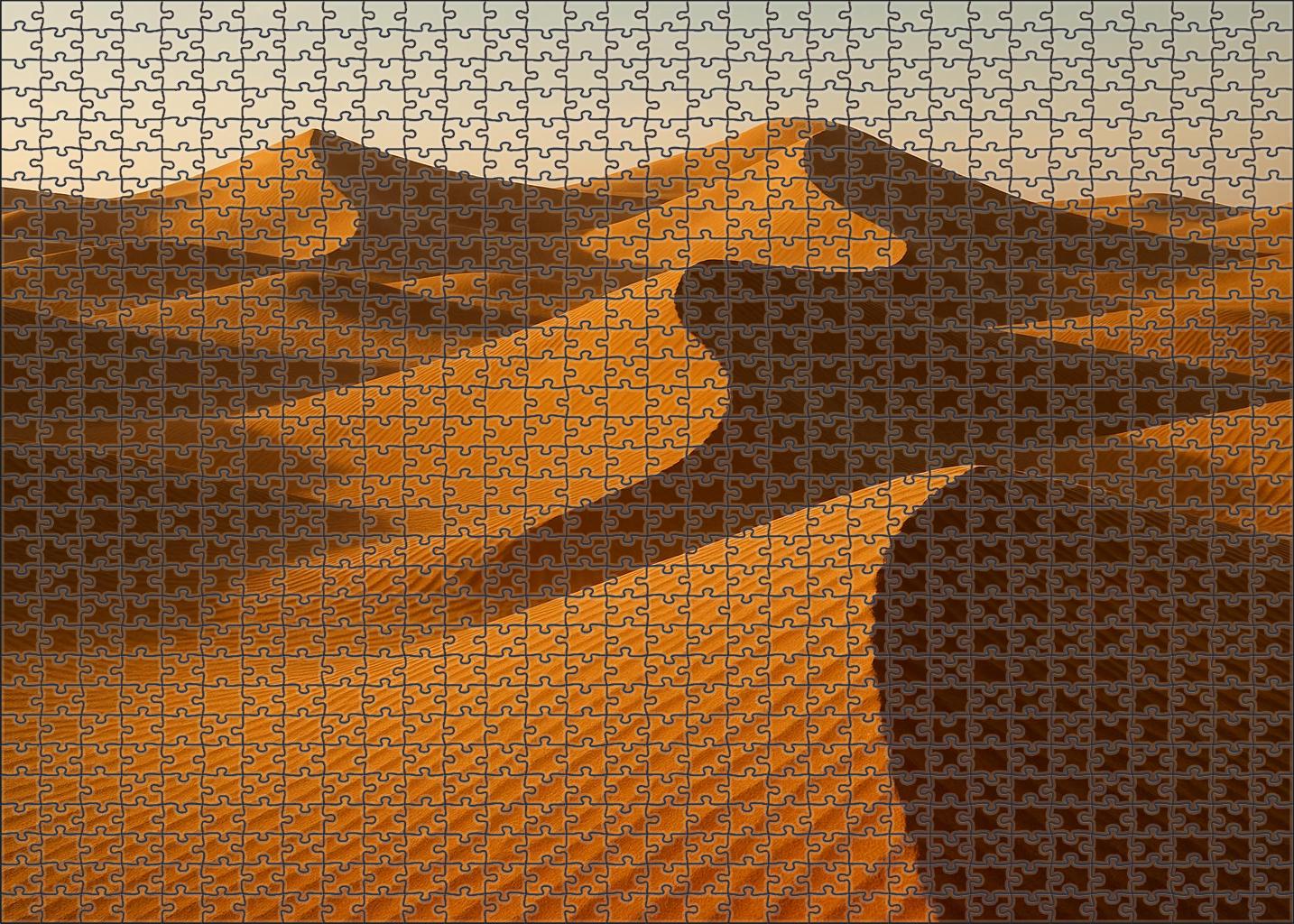 Saffron Ridge Maze Intertwined Ridges In Morning Glow Puzzle For Kids