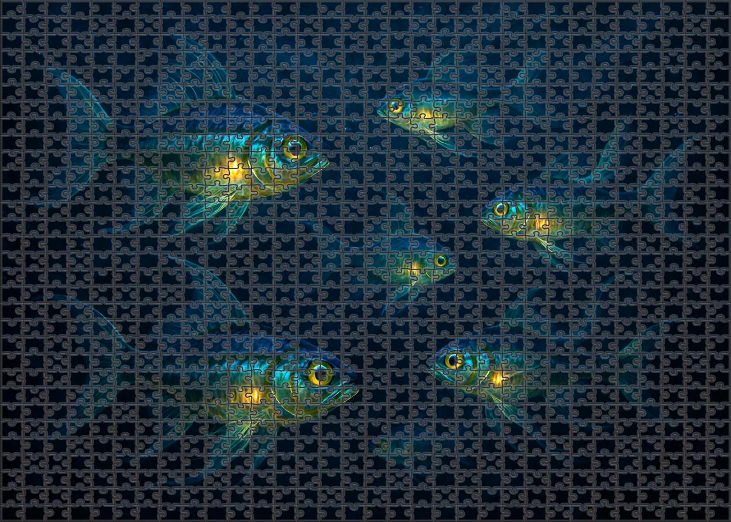 The Lanternfish Serenade Custom Jigsaw Puzzle