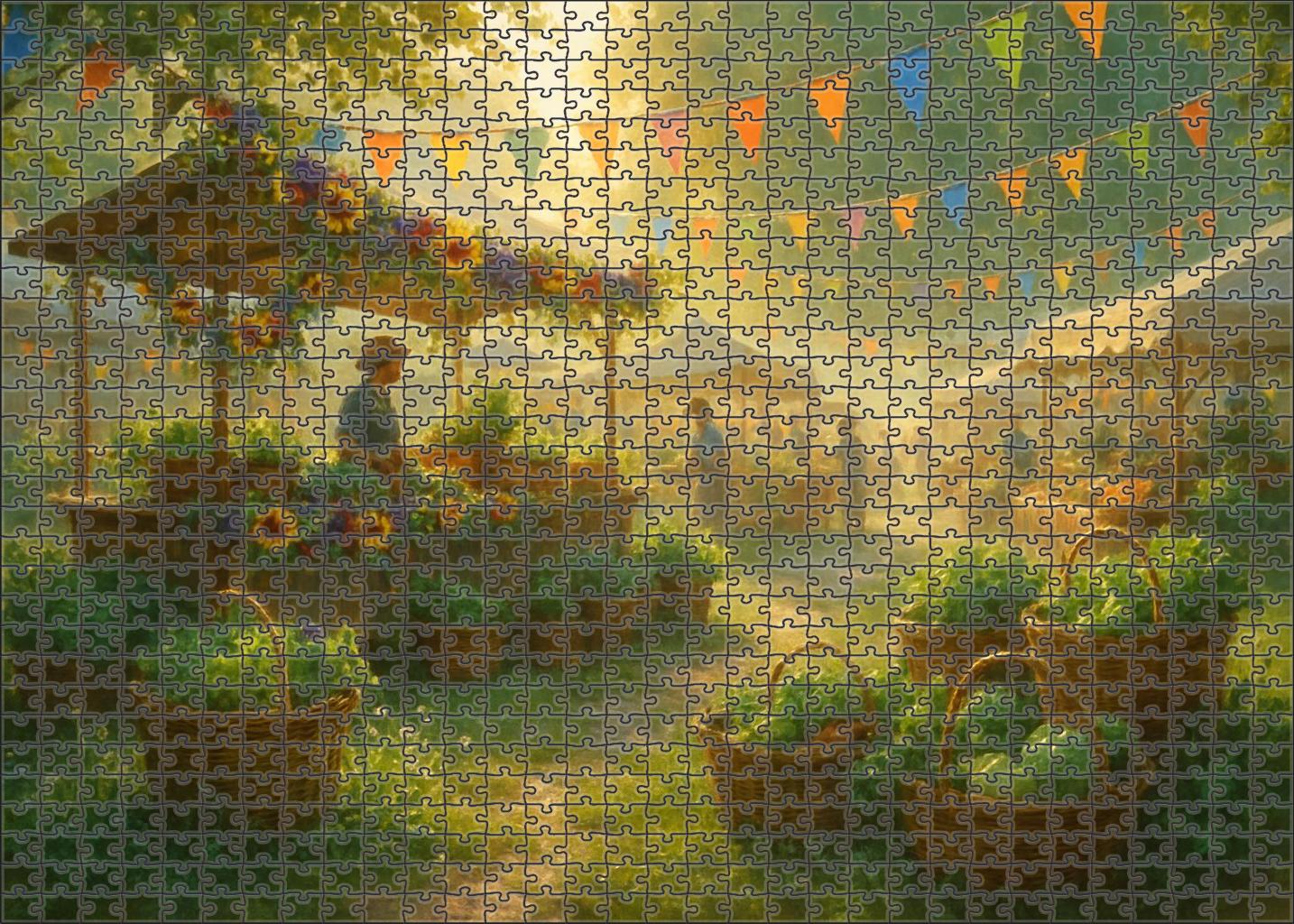 Spring Dew Market Morning Puzzle Fun