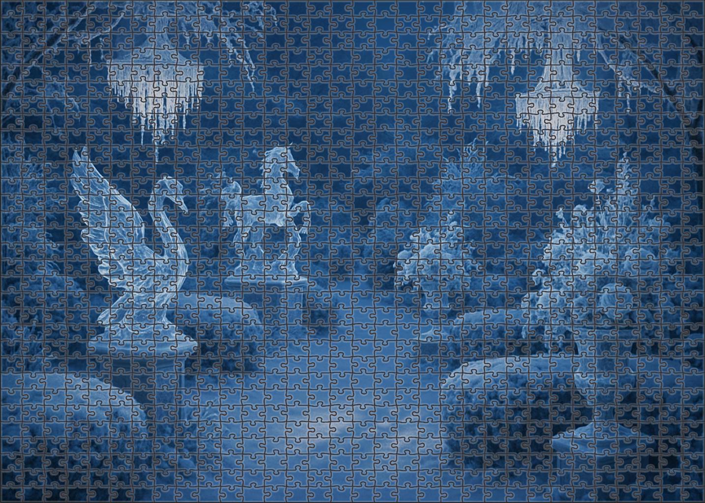 Crystal Frost Garden Puzzle Collection