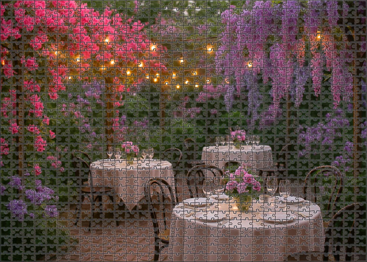 Blossoming Garden Soiree Puzzle For Adults