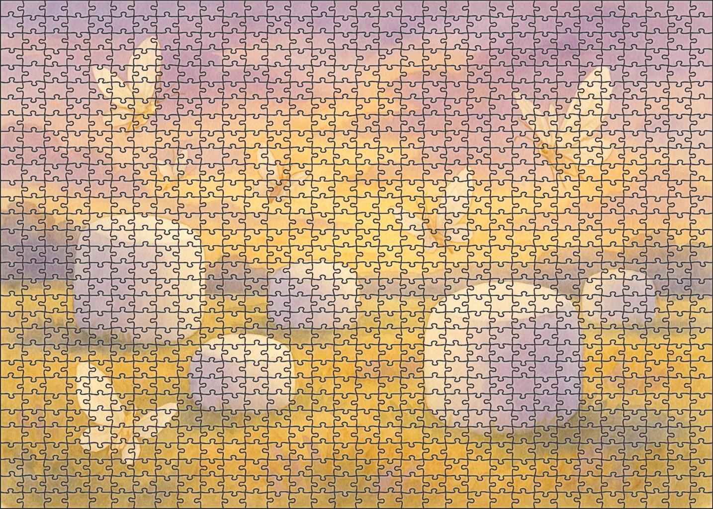 The Marshmallow Meadow Festival Custom Jigsaw Puzzle