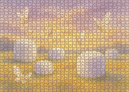 The Marshmallow Meadow Festival Custom Jigsaw Puzzle