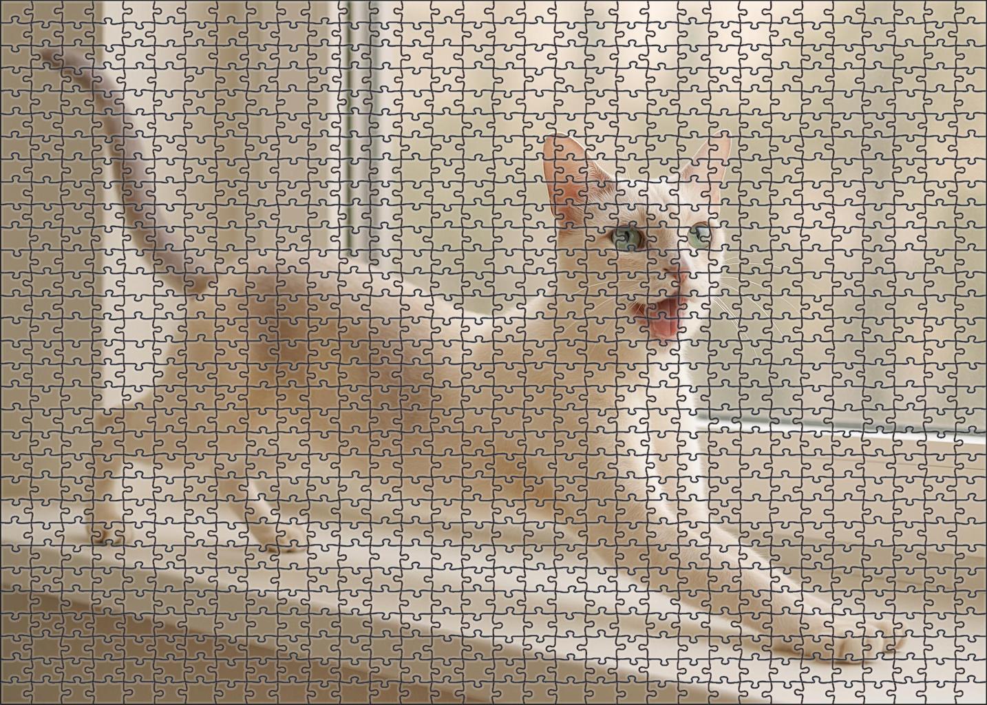 Creamy Lavender Oriental Puzzle Collection