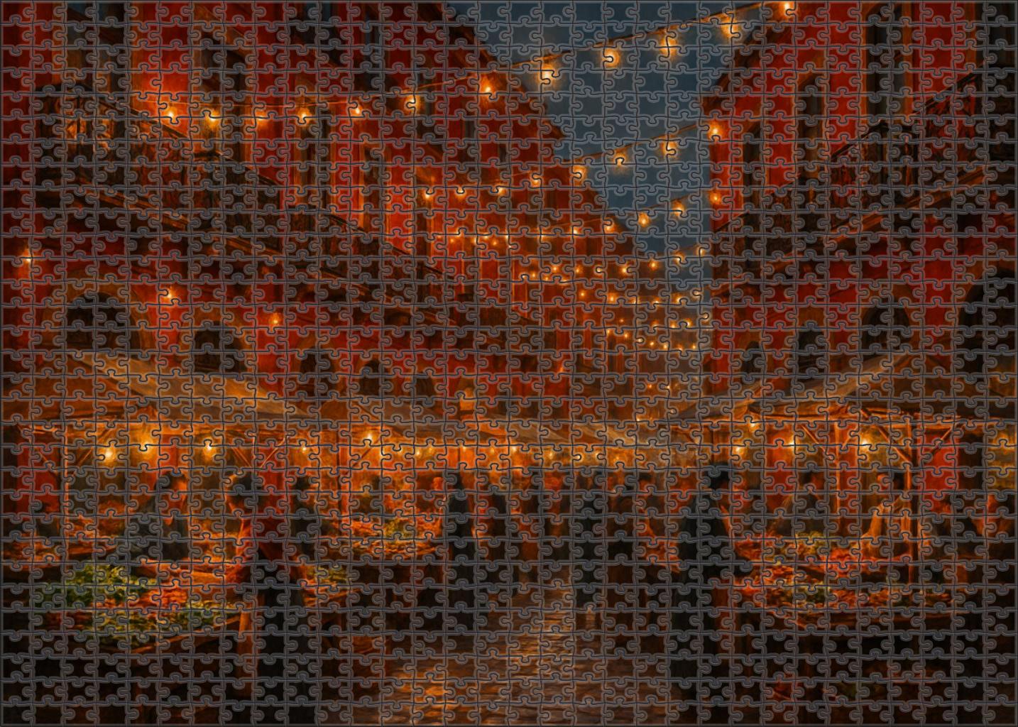 Crimson Market Alley Puzzle Collection
