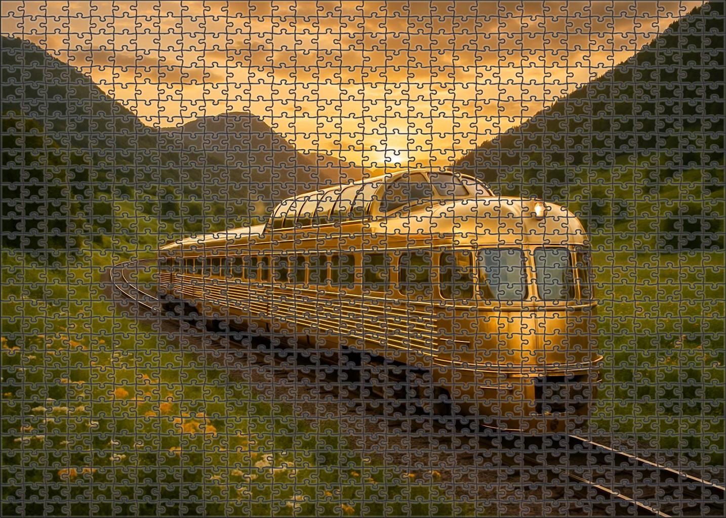 Golden Valley Scenic Railcar Puzzle For Adults