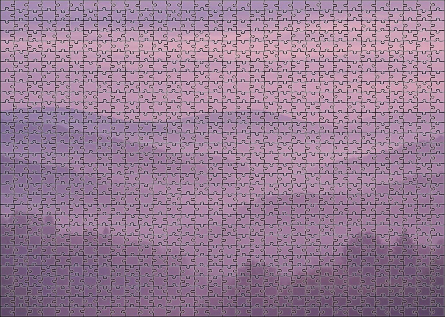 Lavender Mist Valley 200 Piece Puzzle