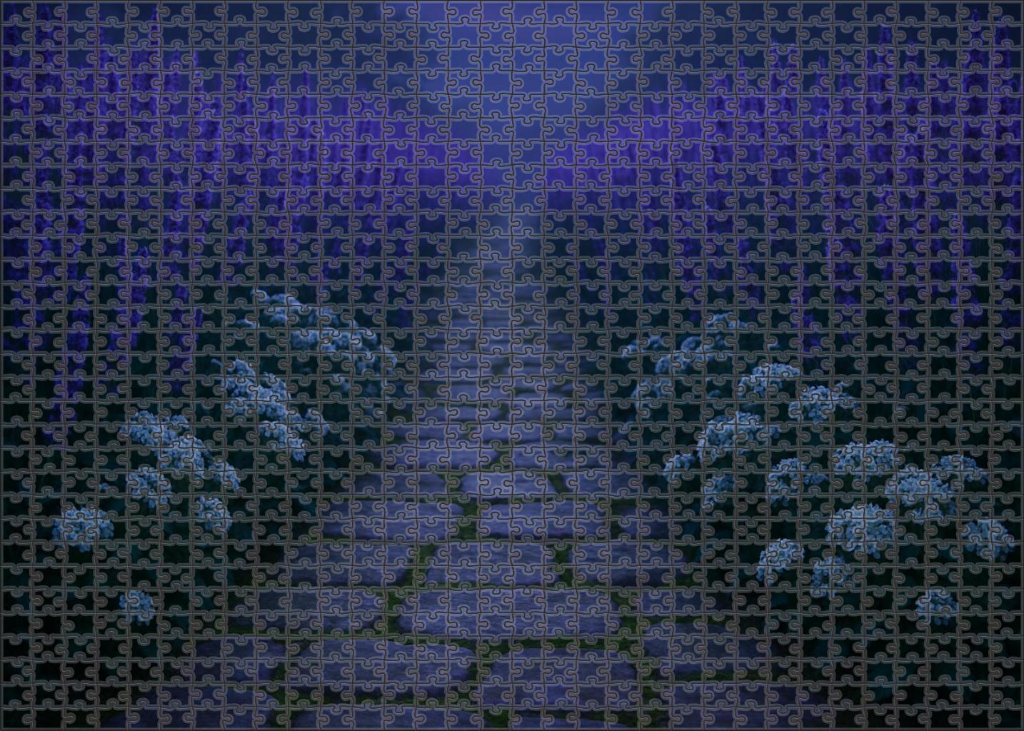 Twilight Lavender Lane 50 Piece Puzzle