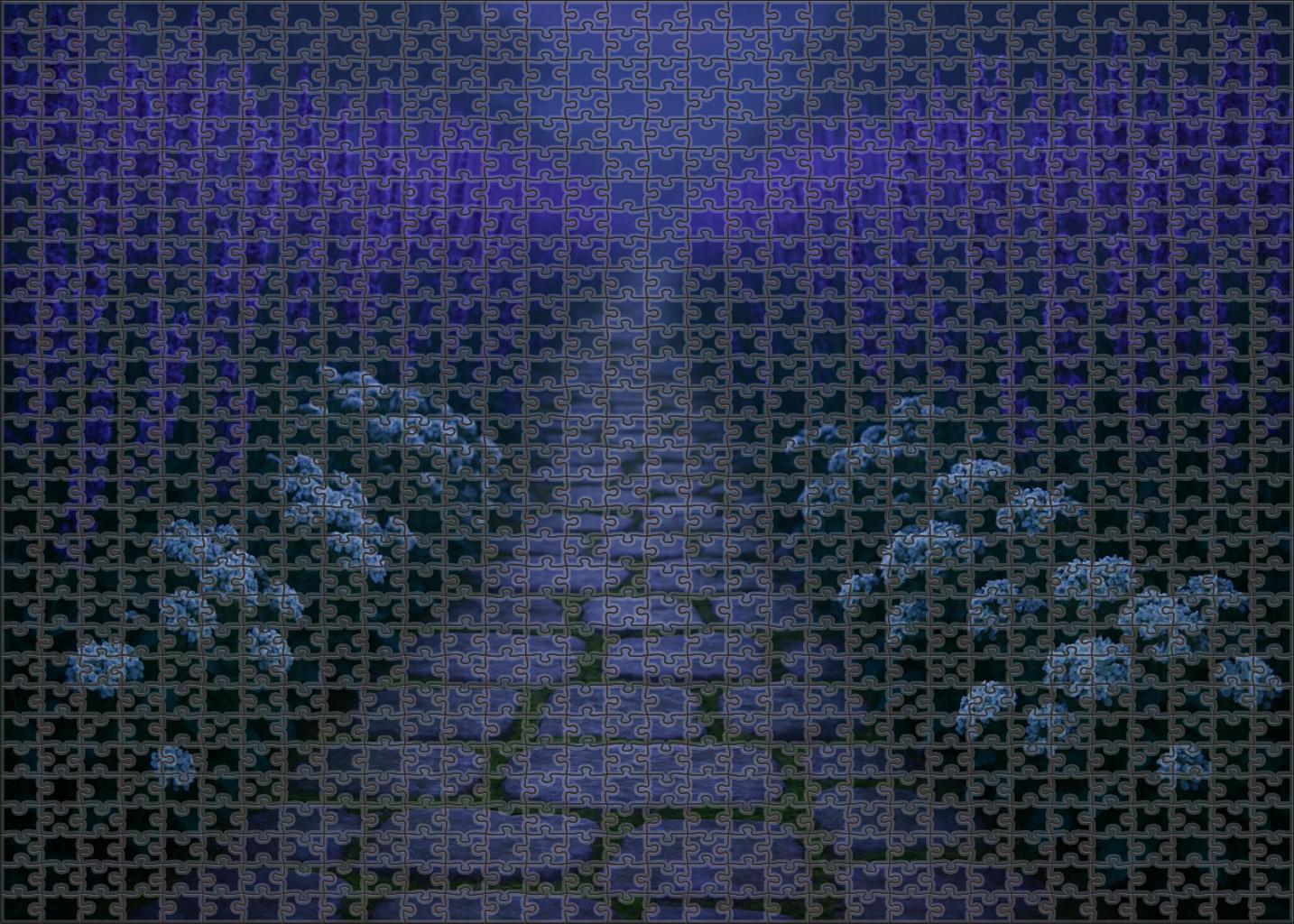 Twilight Lavender Lane 50 Piece Puzzle