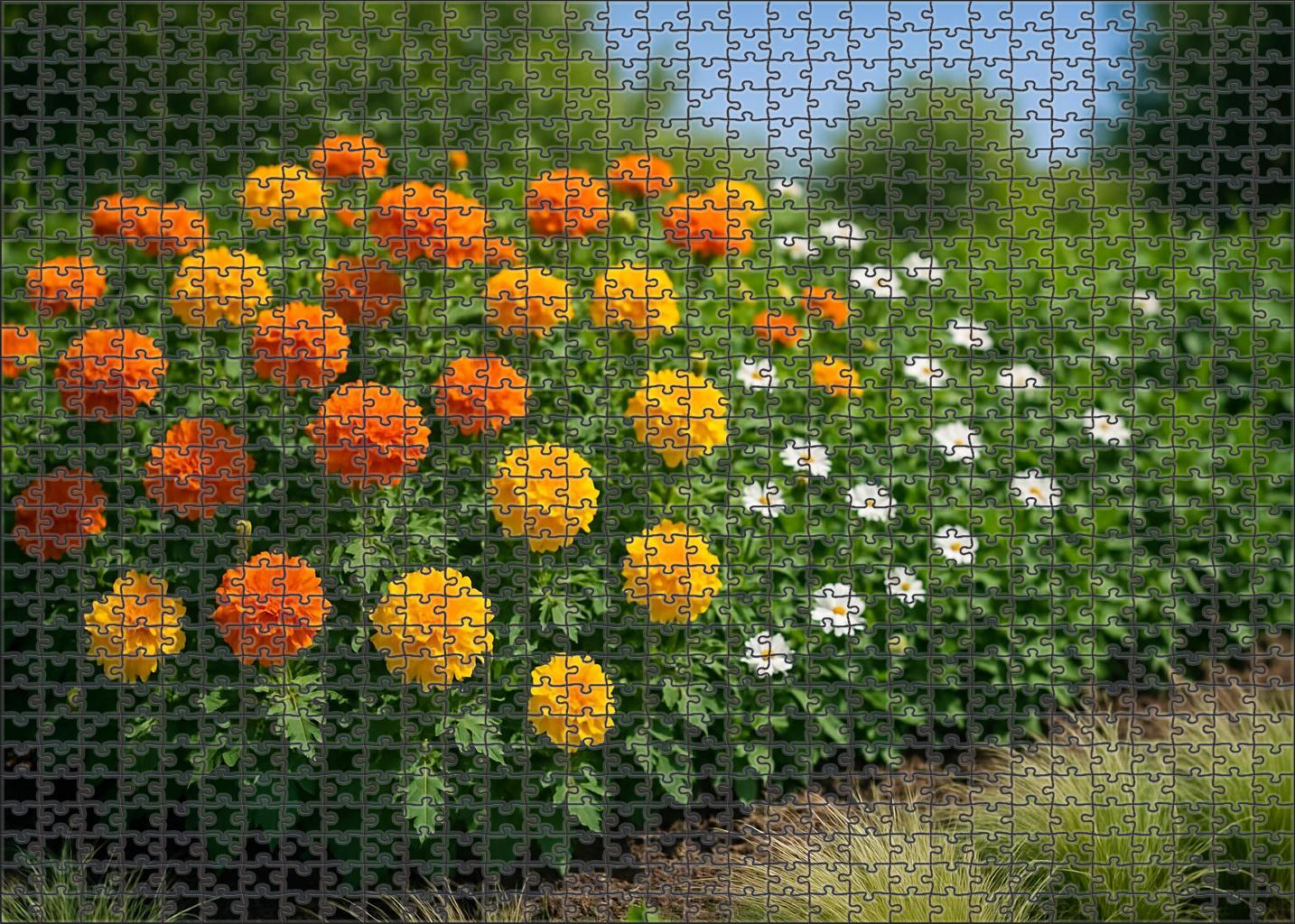 Sun-kissed Garden Bed 200 Piece Puzzle