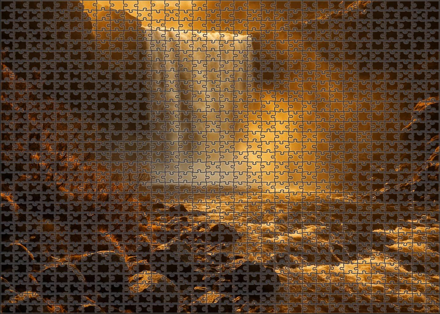 Golden Hour Plume Puzzle For Kids