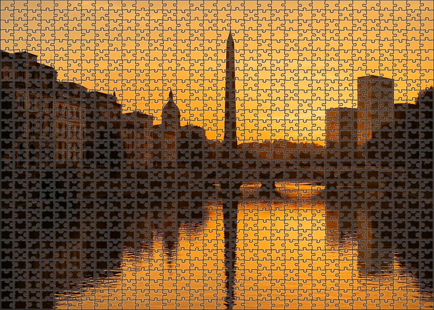 Buenos Aires Skyline Eclectic Architecture On The Ro De La Plata Mini Puzzle