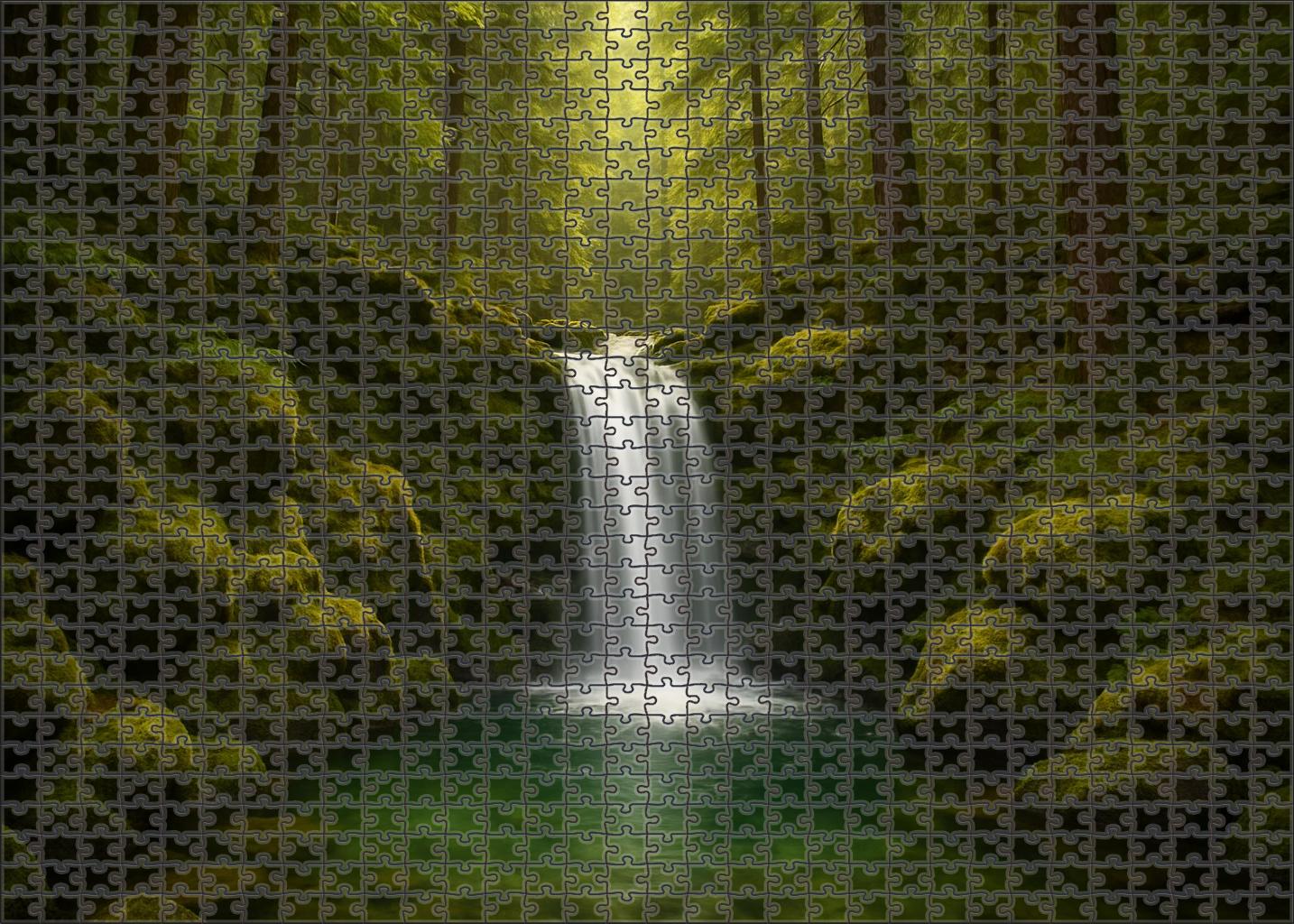 Verdant Grotto Veil 200 Piece Puzzle