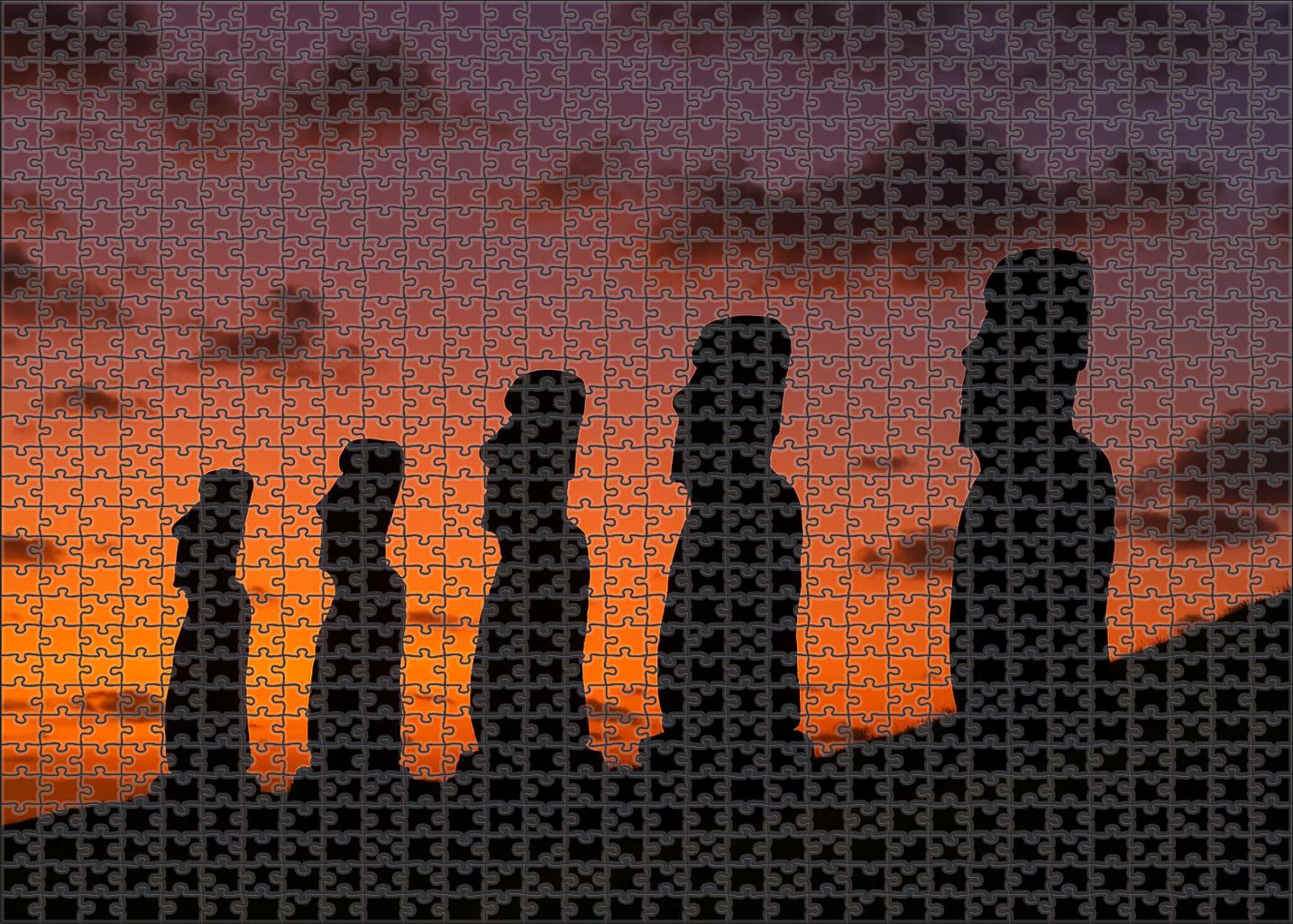 The Moai Statues Of Easter Island Scattered Across Easter Island Chile Recognized By 6575 Globally As Mysterious Monolithic Guardians Of Polynesian Culture 20 Piece Puzzle