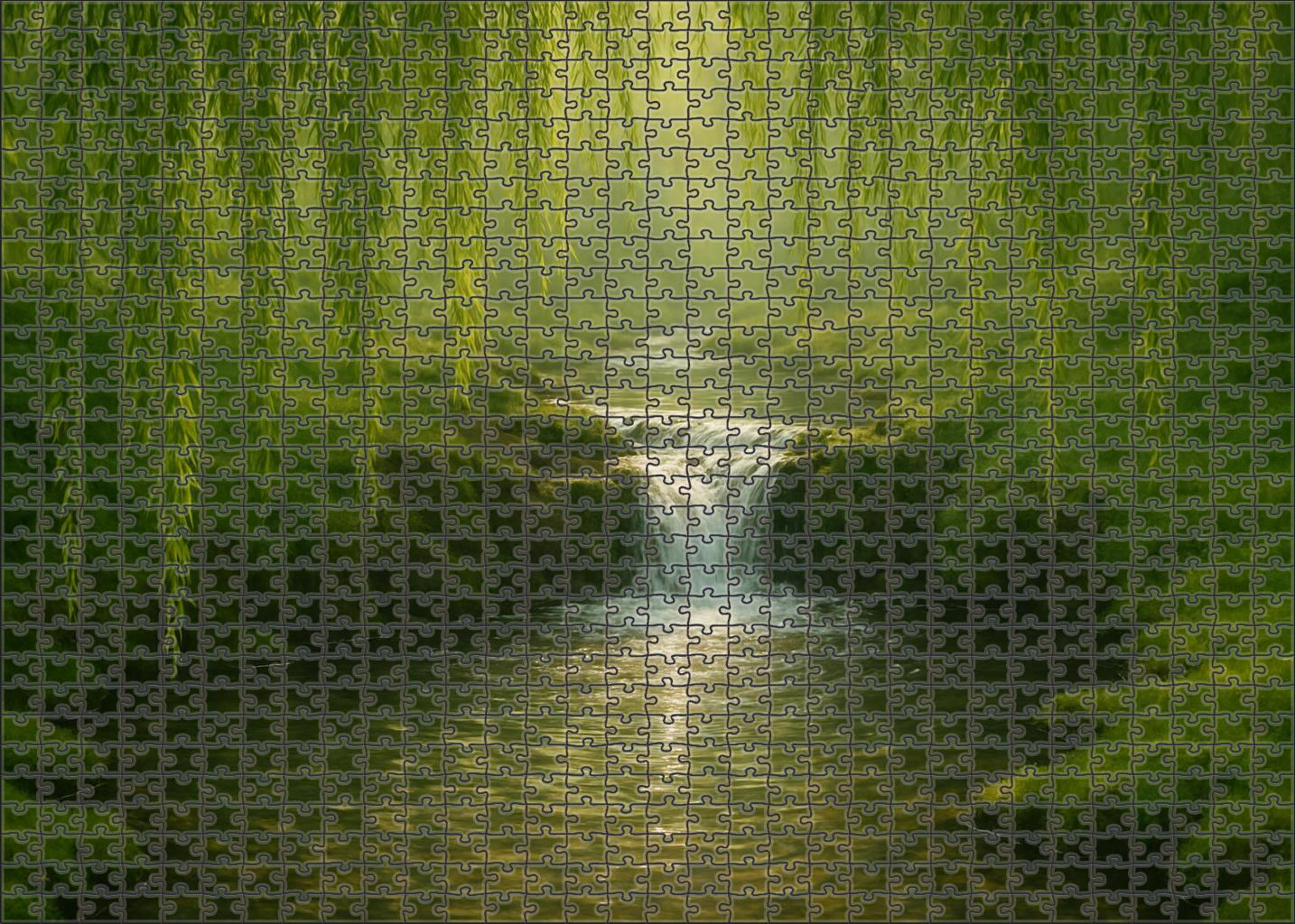 Whispering Willow Falls 200 Piece Puzzle