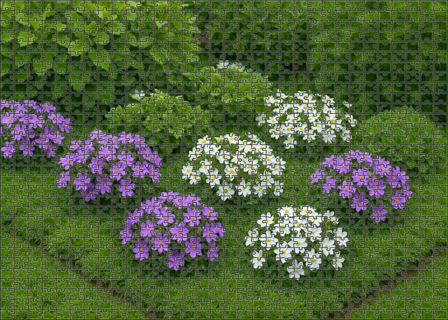 Rustic Herb And Blossom Border 100 Piece Puzzle