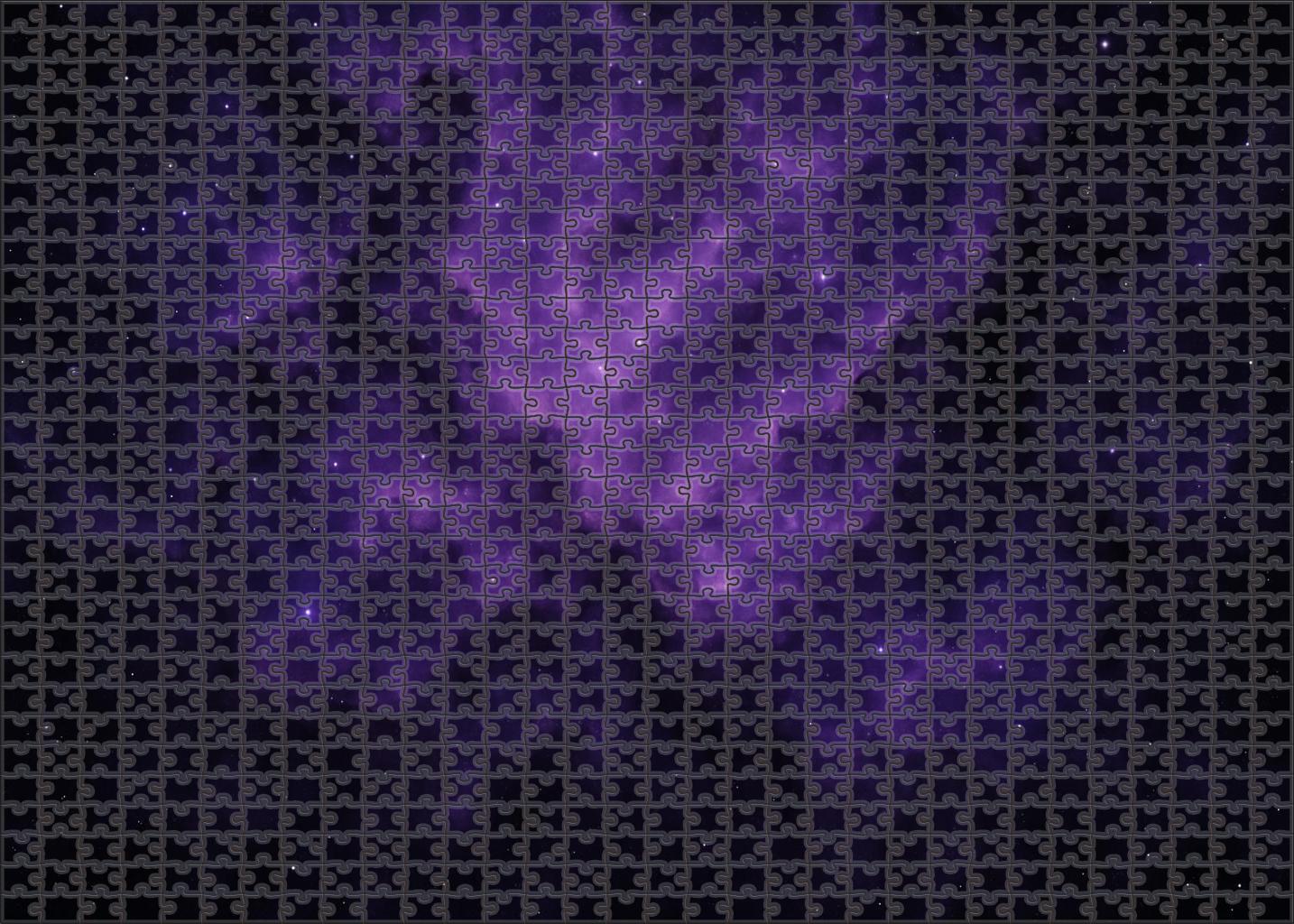 Deep Violet Star Nursery 200 Piece Puzzle