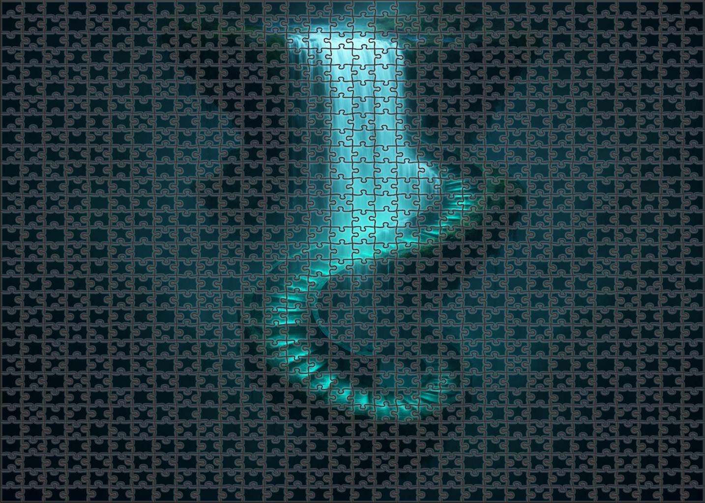 The Infinity Staircase Beneath The Waterfall Puzzle Collection
