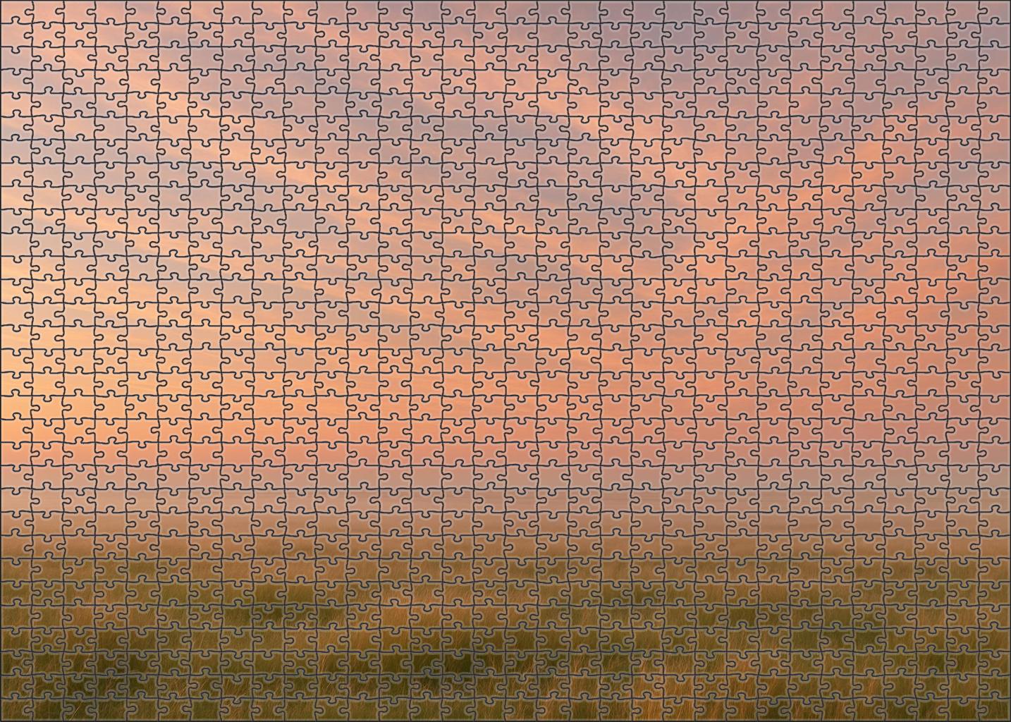 Peach Mist Panorama Challenging Puzzles