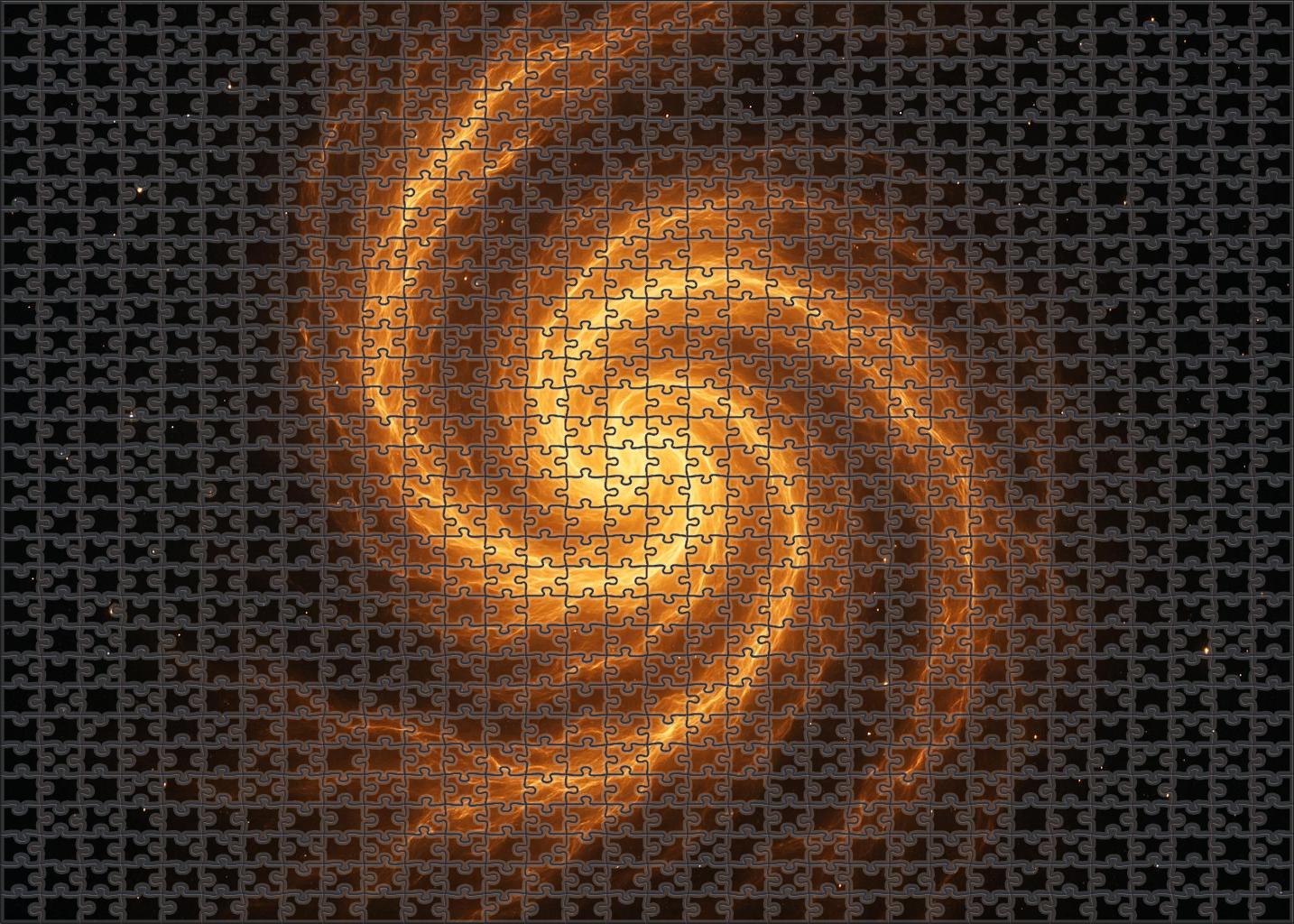 Golden Helix Nebula Puzzle For Adults