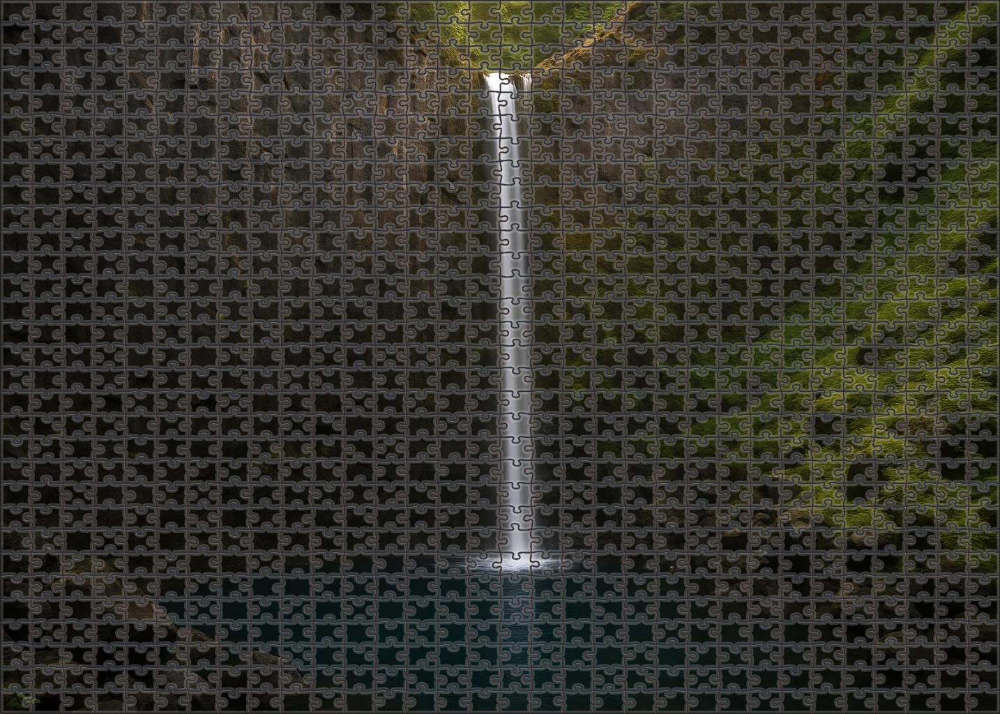 Crystal Veil Plunge Puzzle For Adults