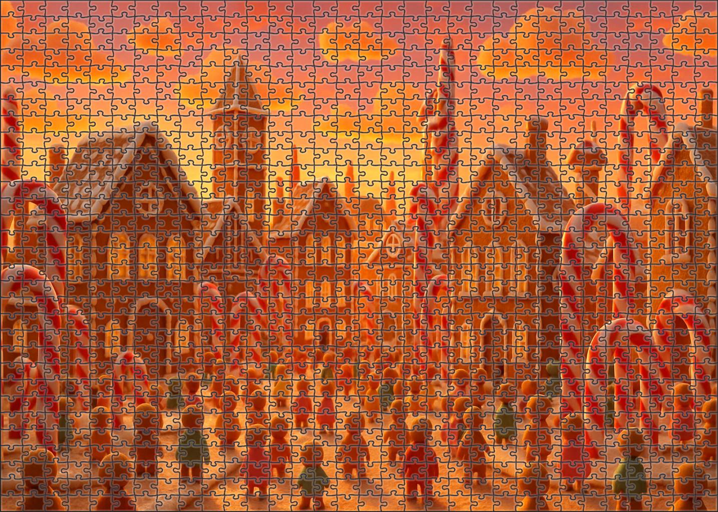 Marzipan Skyline Symphony Easy Puzzles