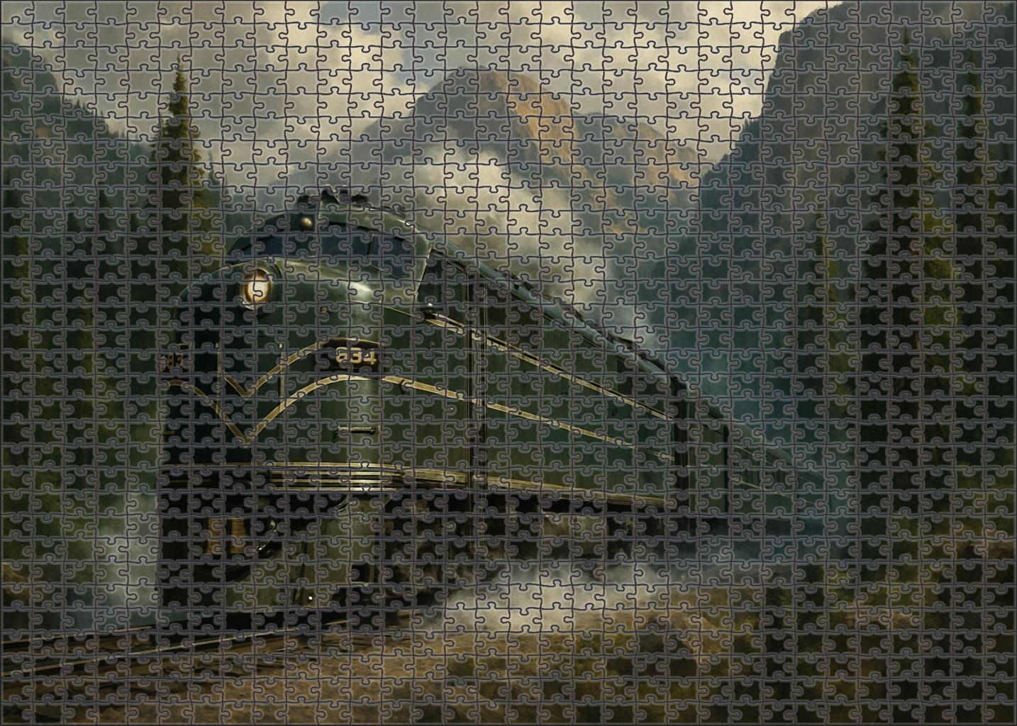 Emerald Ridge Coal Hauler Large Format Puzzle