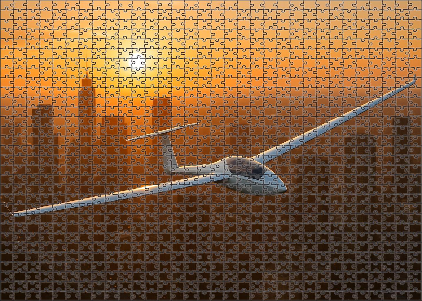 Compact Urban Air Glider 100 Piece Puzzle