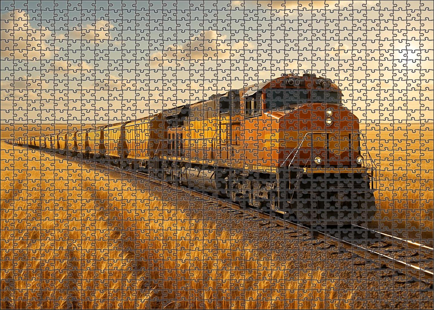 Golden Harvest Grain Hopper 300 Piece Puzzle