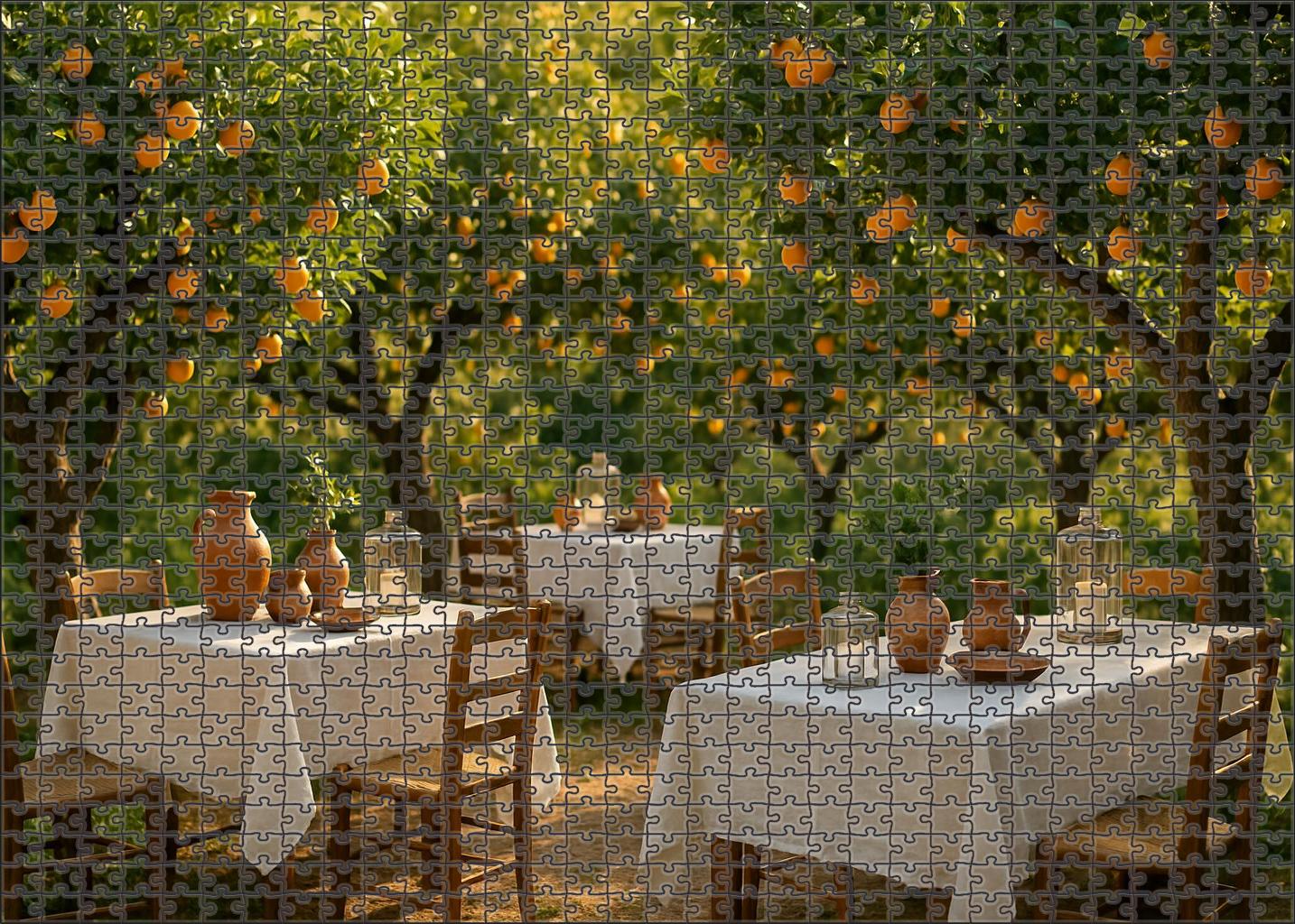 Sunlit Citrus Grove Soiree 1000 Piece Puzzle